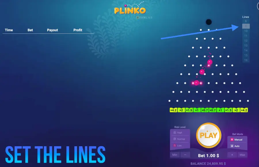 Plinko game online